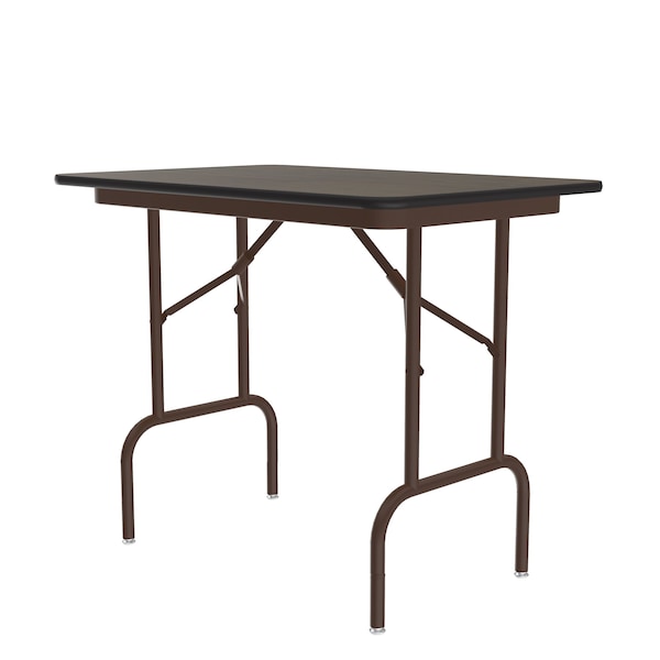 CF Melamine Folding Tables  - Table Height24x36 Walnut